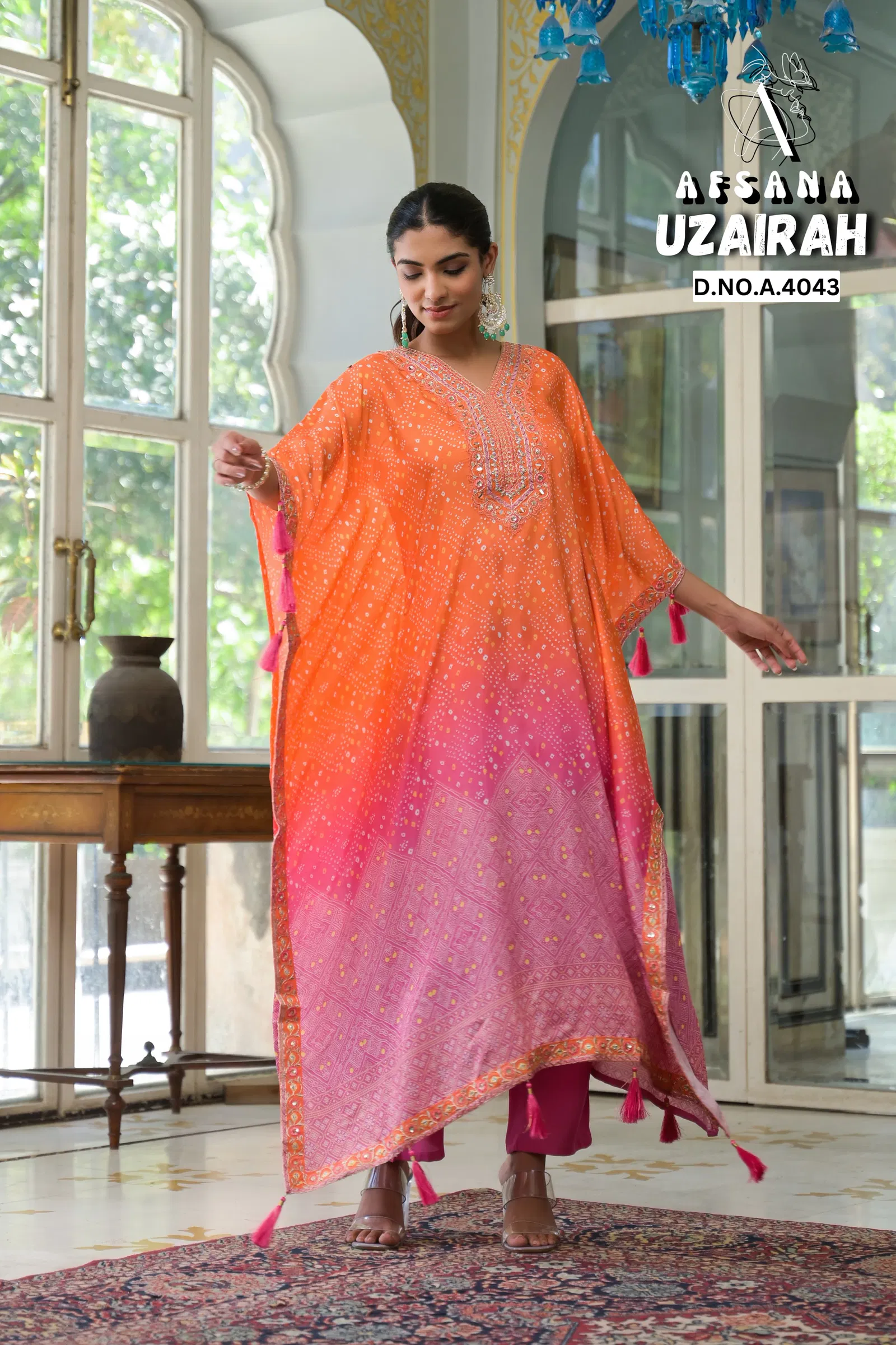 Uzairah By  Afsana Pure Viscous Kaftan Wholesale Suppliers In Mumbai